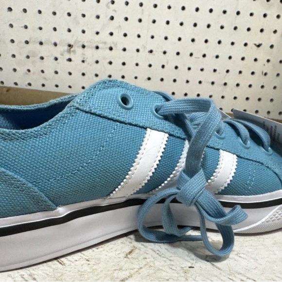 adidas gazelle silver green womens Adidas Skateboarding Nice Low ADV Skate Shoe Black White  Freedom Skateshop